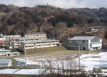 夜間照明：中学校グラウンド